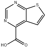 thieno[2,3-d]pyrimidine-4-carboxylic acid Struktur