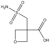 3-(sulfamoylmethyl)oxetane-3-carboxylic acid Structure