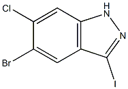 5-bromo-6-chloro-3-iodo-1H-indazole|5-溴-6-氯-3-碘-1H-吲唑