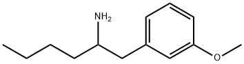 1-(3-METHOXYPHENYL)HEXAN-2-AMINE Structure