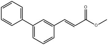 methyl (E)-3-([1,1'-biphenyl]-3-yl)acrylate,196106-35-1,结构式