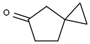 スピロ[2.4]ヘプタン-5-オン 化学構造式