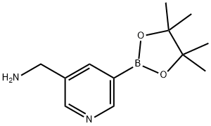 [5-(AMINOMETHYL)PYRIDIN-3-YL]BORONIC ACID PINACOL ESTER,1976012-69-7,结构式