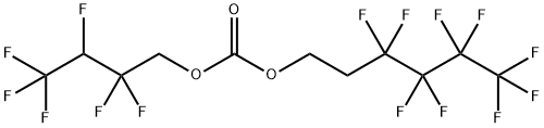 2,2,3,4,4,4-Hexafluorobutyl 1H,1H,2H,2H-perfluorohexyl carbonate 结构式