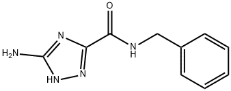 5-氨基-N-苯甲基-4H-1,2,4-三唑-3-甲酰胺, 199291-99-1, 结构式