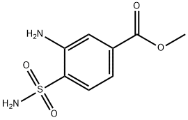 methyl 3-amino-4-sulfamoylbenzoate, 199535-36-9, 结构式