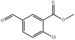 2-氯-5-甲酰基苯甲酸甲酯, 199679-23-7, 结构式