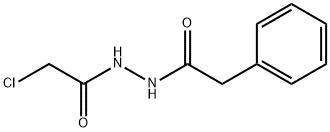 2-氯-N'-(苯乙酰基)乙酰肼 结构式