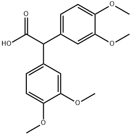 bis-(3,4-dimethoxy-phenyl)-acetic acid Structure