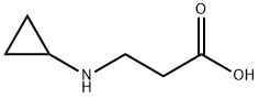 3-(环丙基氨基)丙酸 结构式