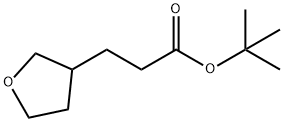 tert-butyl 3-(tetrahydrofuran-3-yl)propanoate Struktur