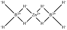 Zinc borohydride 2M tetrahydrofuran Structure