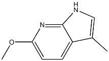 6-methoxy-3-methyl-1H-pyrrolo[2,3-b]pyridine Structure
