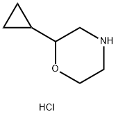 2-cyclopropylmorpholine hydrochloride Structure