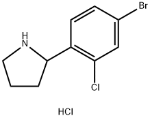 2044871-67-0 2-(4-BROMO-2-CHLOROPHENYL)PYRROLIDINE HYDROCHLORIDE