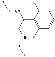 1-(2,6-DIFLUOROPHENYL)ETHANE-1,2-DIAMINE DIHYDROCHLORIDE Structure