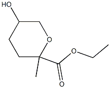 ethyl 5-hydroxy-2-methyltetrahydro-2H-pyran-2-carboxylate|