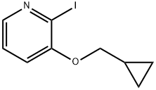 3-Cyclopropylmethoxy-2-iodopyridine 结构式