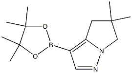 4H-Pyrrolo[1,2-b]pyrazole, 5,6-dihydro-5,5-dimethyl-3-(4,4,5,5-tetramethyl-1,3,2-dioxaborolan-2-yl)- Struktur