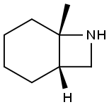 (1S,6S)-6-methyl-7-azabicyclo[4.2.0]octane Struktur