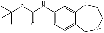 Carbamic acid, N-(2,3,4,5-tetrahydro-1,4-benzoxazepin-8-yl)-, 1,1-dimethylethyl ester|N-(2,3,4,5-TETRAHYDRO-1,4-BENZO恶嗪-8-YL)CARBAMIC ACID TERT-BUTYL ESTER
