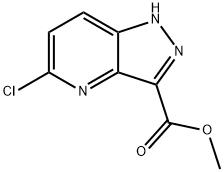 methyl 5-chloro-1H-pyrazolo[4,3-b]pyridine-3-carboxylate Struktur