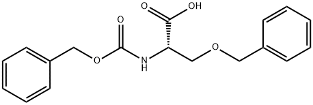 3-(benzyloxy)-2-{[(benzyloxy)carbonyl]amino}propanoic acid Structure