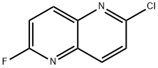 2-chloro-6-fluoro-1,5-naphthyridine Structure