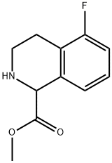 methyl 5-fluoro-1,2,3,4-tetrahydroisoquinoline-1-carboxylate Structure