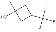 1-methyl-3-(trifluoromethyl)cyclobutan-1-ol Structure