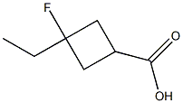 3-ethyl-3-fluorocyclobutane-1-carboxylic acid|