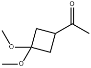 1-(3,3-dimethoxycyclobutyl)ethan-1-one 结构式