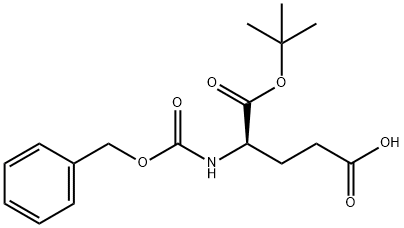 D-Glutamic acid, N-[(phenylmethoxy)carbonyl]-, 1-(1,1-dimethylethyl) ester Structure