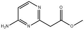 methyl 2-(4-aminopyrimidin-2-yl)acetate Structure