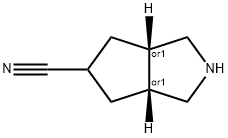 (3AR,6AS)-OCTAHYDROCYCLOPENTA[C]PYRROLE-5-CARBONITRILE, 2093161-65-8, 结构式