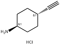 trans-4-Ethynylcyclohexanamine hydrochloride Structure