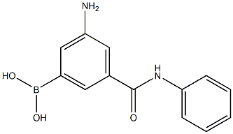 3-Amino-5-(phenylcarbamoyl)phenylboronic acid Structure