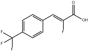 2-fluoro-3-[4-(trifluoromethyl)phenyl]prop-2-enoic acid Structure