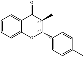 (2S,3R)-3-methyl-2-(p-tolyl)chroman-4-one Structure
