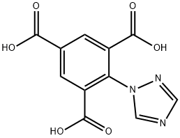 1,3,5-Benzenetricarboxylic acid, 2-(1H-1,2,4-triazol-1-yl)-|2-(1H-1,2,4-三唑-1-基)苯-1,3,5-三羧酸