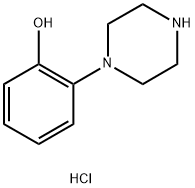 1-(2-羟基苯基)哌嗪盐酸盐 结构式