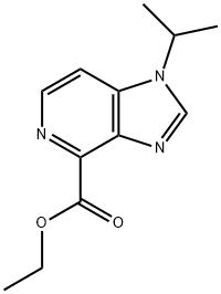 1-异丙基-1H-咪唑并[4,5-C]吡啶-4-甲酸乙酯,2120690-30-2,结构式