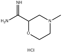 4-methylmorpholine-2-carboximidamide dihydrochloride Struktur