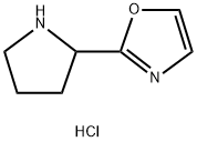 2-(PYRROLIDIN-2-YL)-1,3-OXAZOLE DIHYDROCHLORIDE 结构式