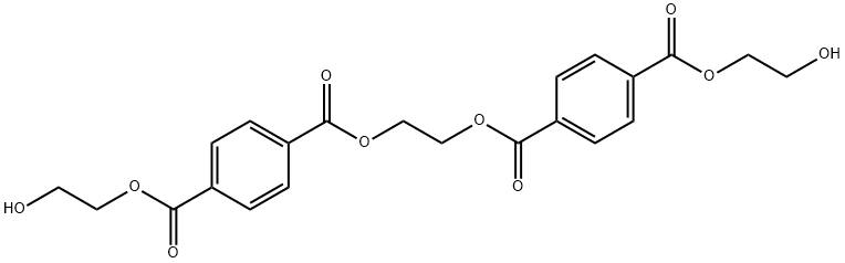 1,2-bis-[4-(2-hydroxy-ethoxycarbonyl)-benzoyloxy]-ethane Struktur