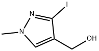 (3-Iodo-1-methyl-1H-pyrazol-4-yl)-methanol Struktur