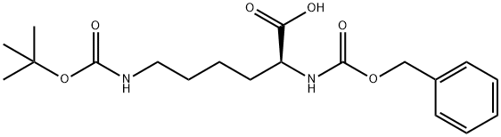 N2-((苄氧基)羰基)-N6-(叔丁氧基羰基)-L-赖氨酸, 215595-66-7, 结构式