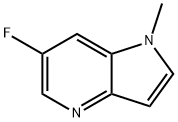 6-Fluoro-1-methyl-1H-pyrrolo[3,2-b]pyridine 结构式