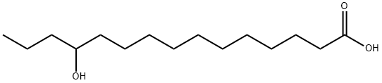 12-Hydroxypentadecanoic acid Struktur