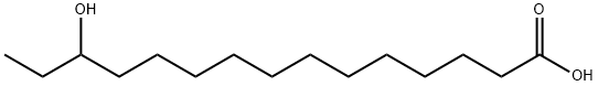 13-Hydroxypentadecanoic acid Struktur